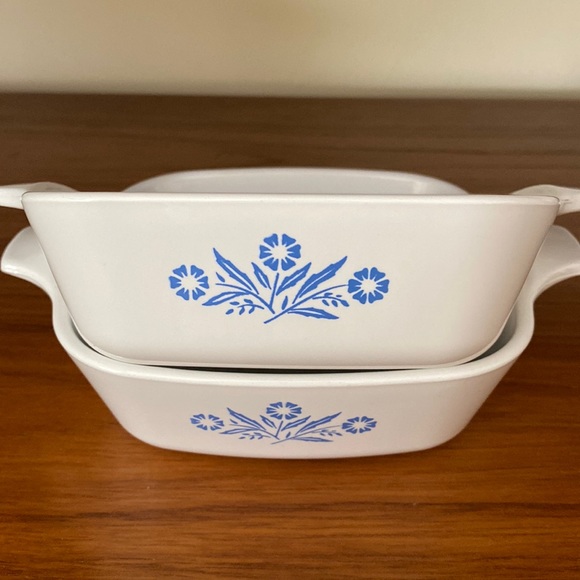 VTG Pair of CorningWare Petite Pans in Cornflower Blue - Picture 1 of 9
